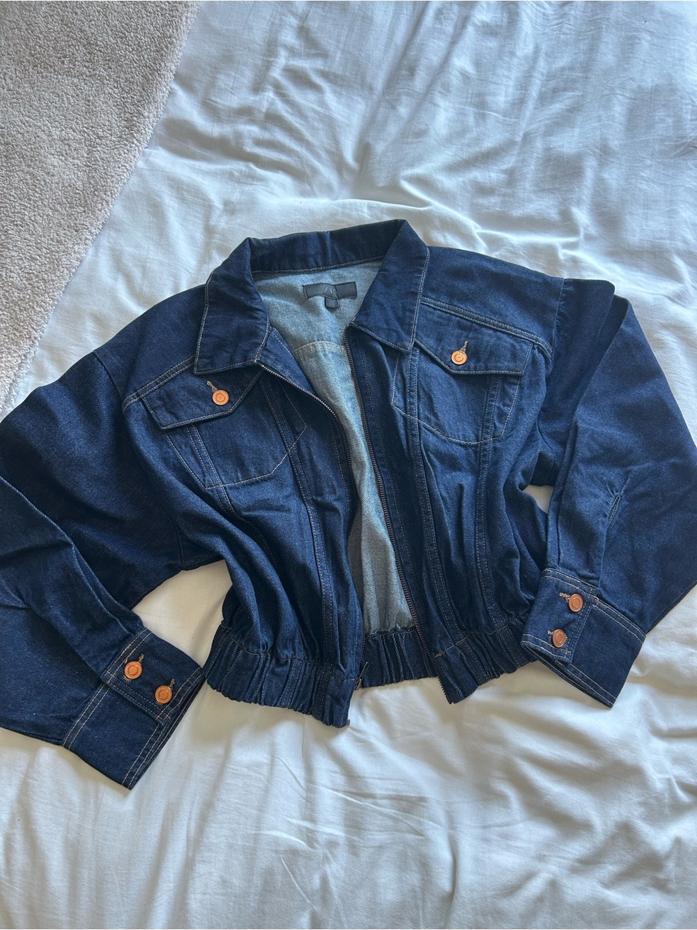 Zara Dark Blue Denim Jacket